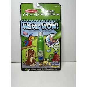 Melissa & Doug On the Go Water Wow! Animal Water-Reveal Pad Ages 3+